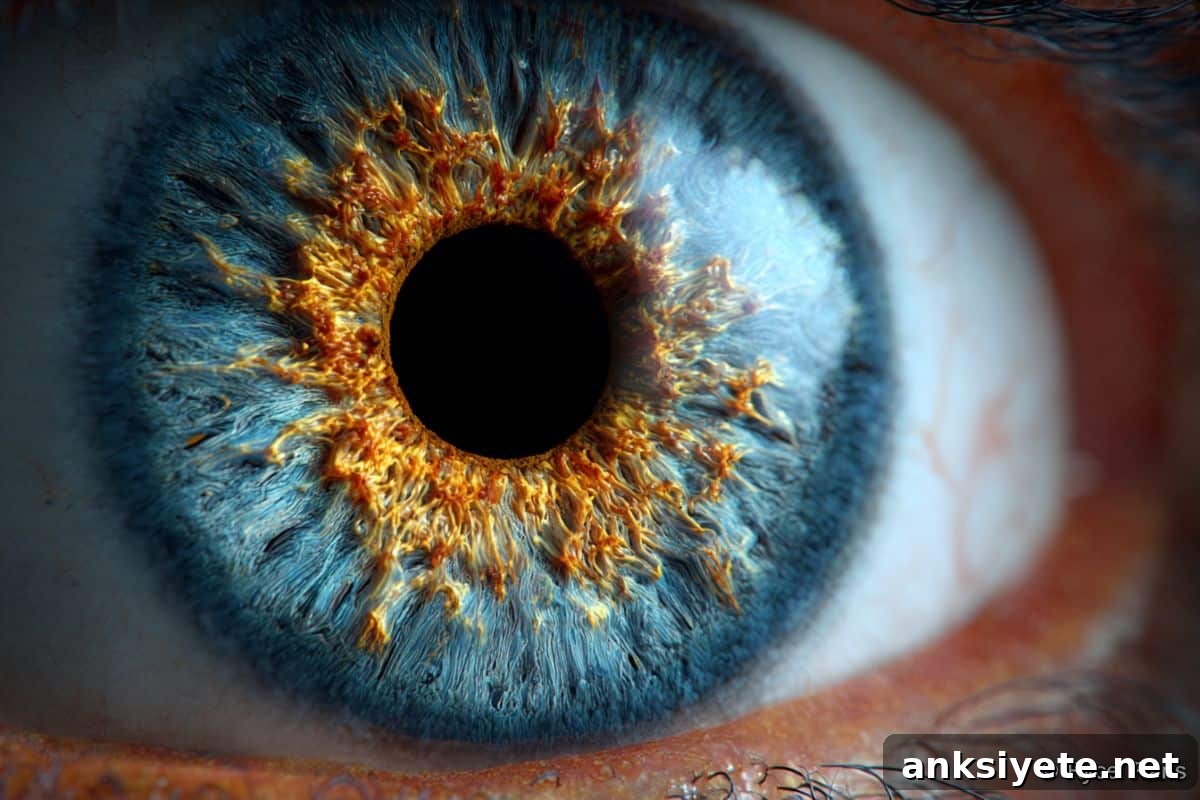 This shows an eye.