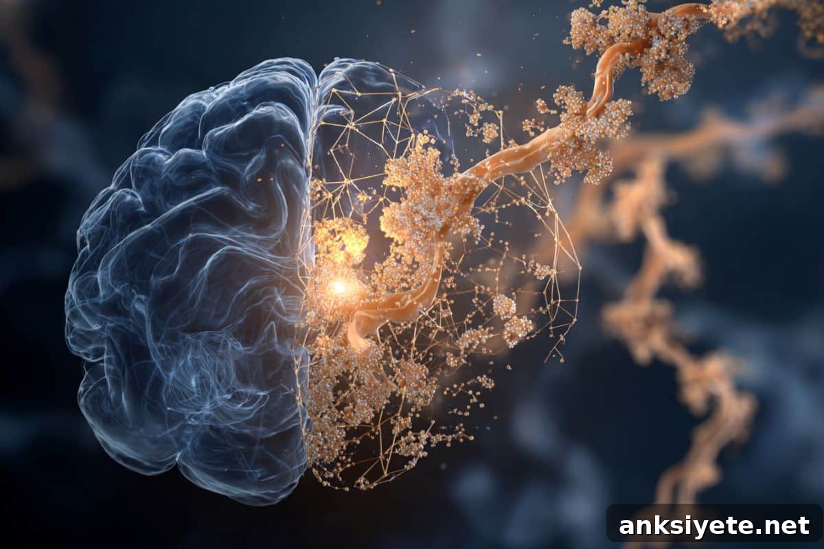 This shows a brain.
