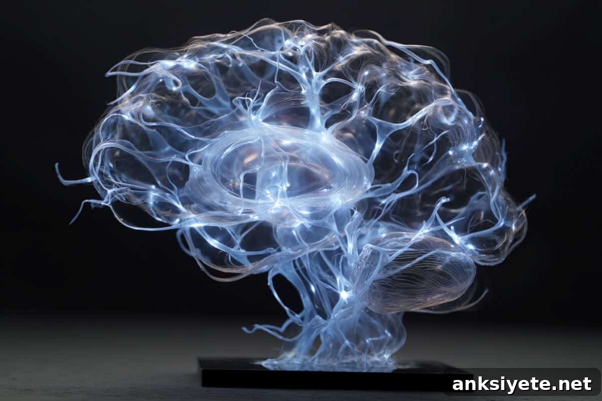 This shows a brain.
