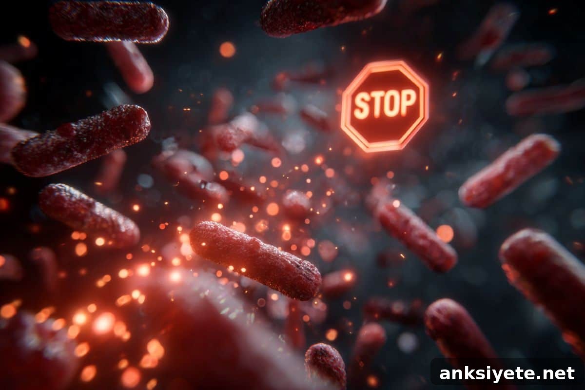This shows gut bacteria.