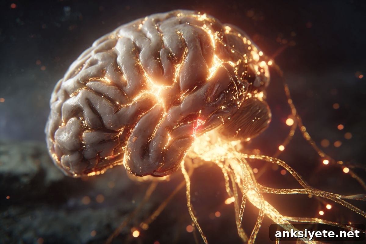 This shows a brain.