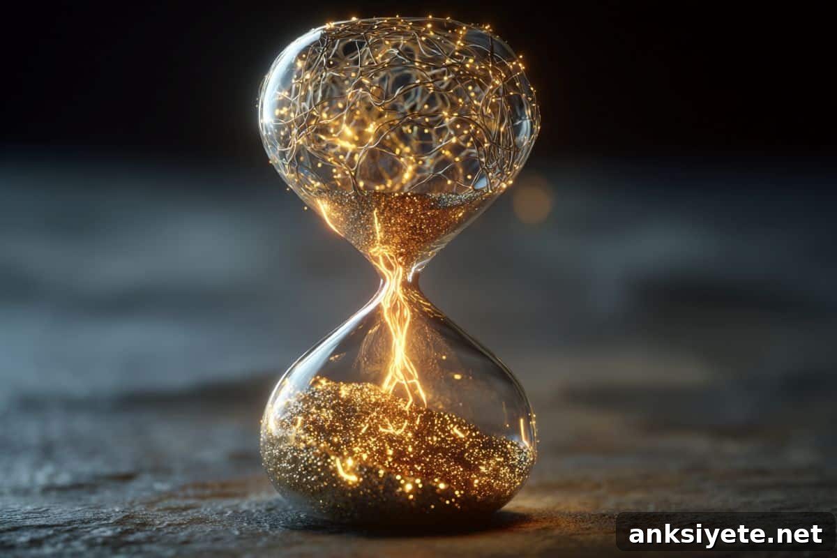 This shows a digital hourglass.