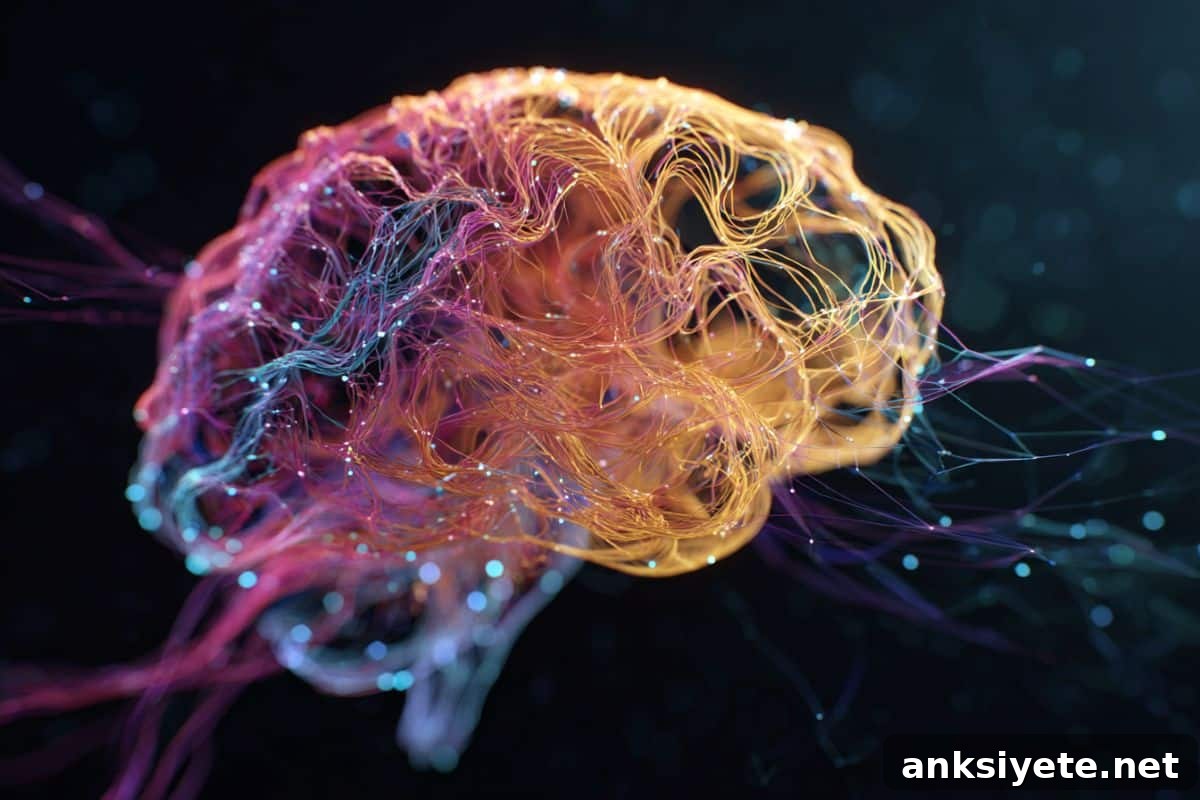 This shows a brain.