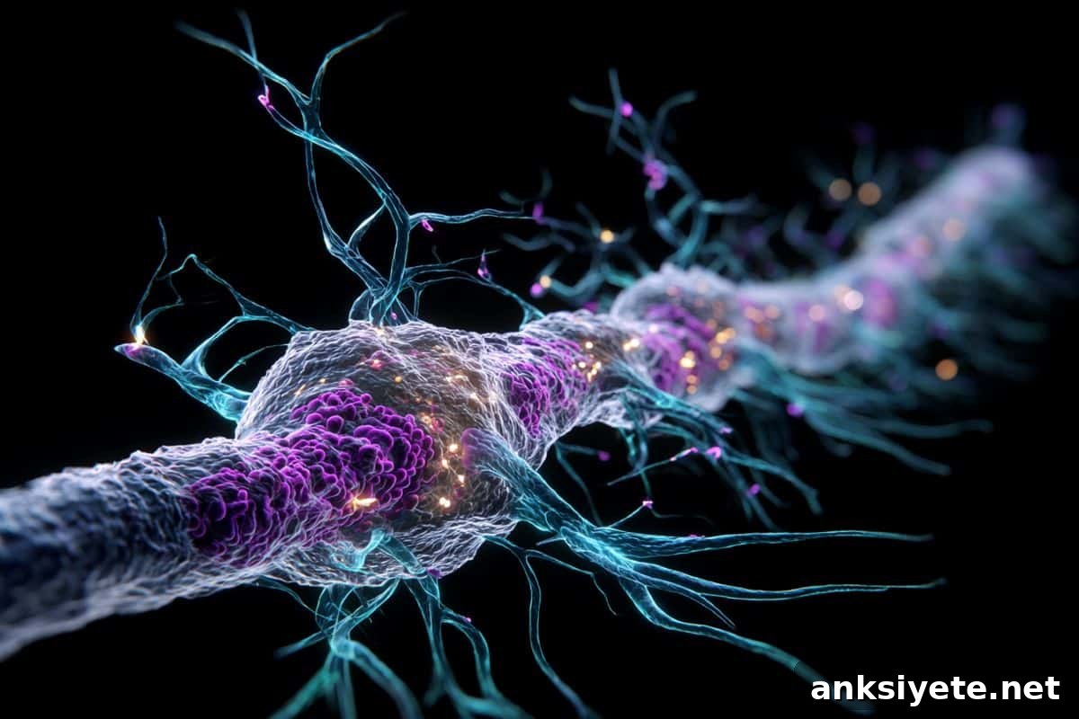 This shows an axon.