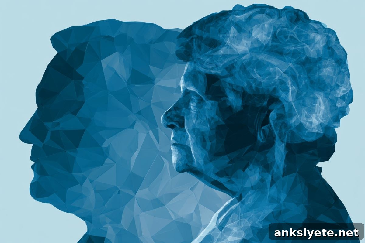 This shows an older lady's head.