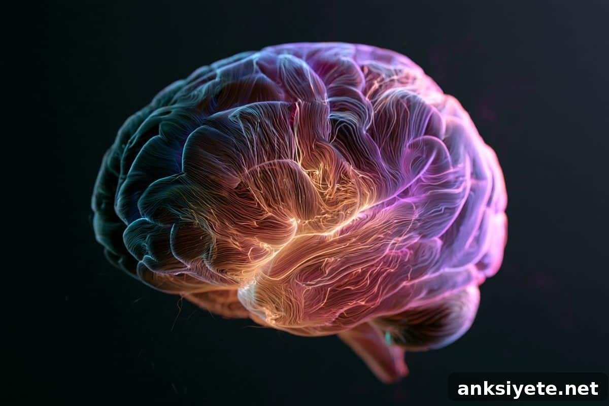 This shows a brain.