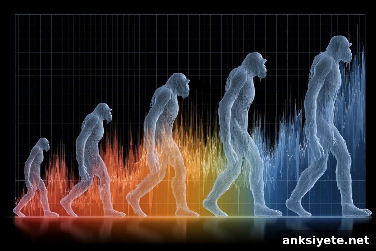 This shows the evolution of height.