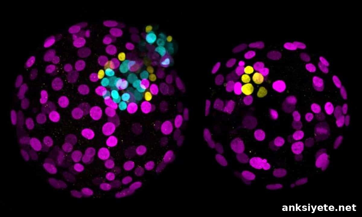 This shows embryonic cells.