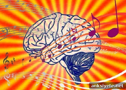 How Music Restores Memories After Brain Injury 2 The image shows a brain with music notes and staves.