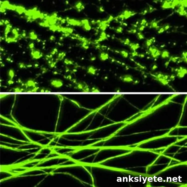 Key Pathway Driving Neuron Death Could Unlock New Treatments 2 This image shows axons degenerating.