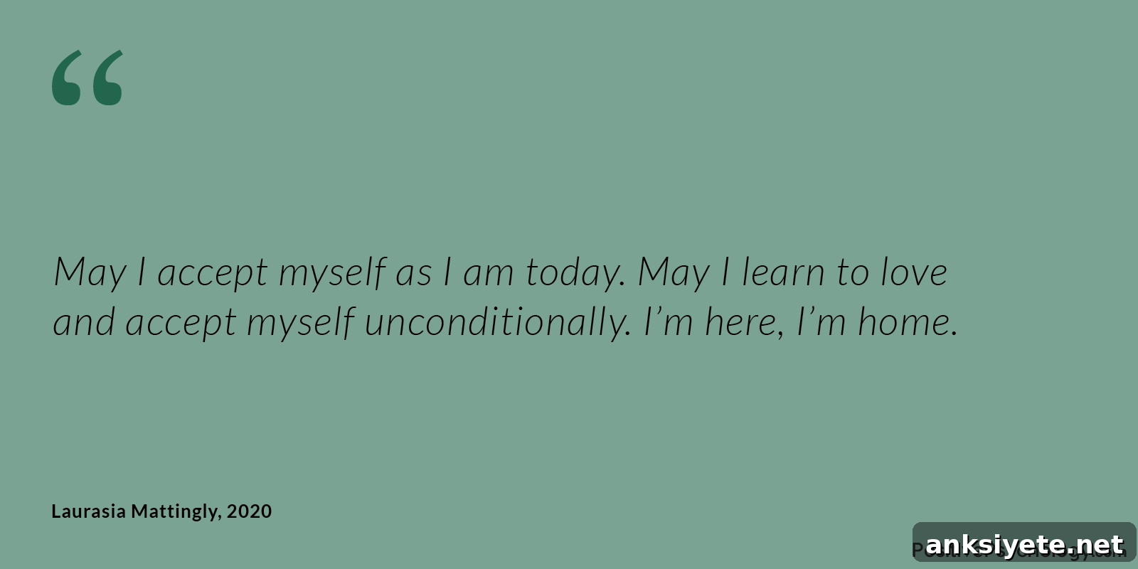 Accept Myself