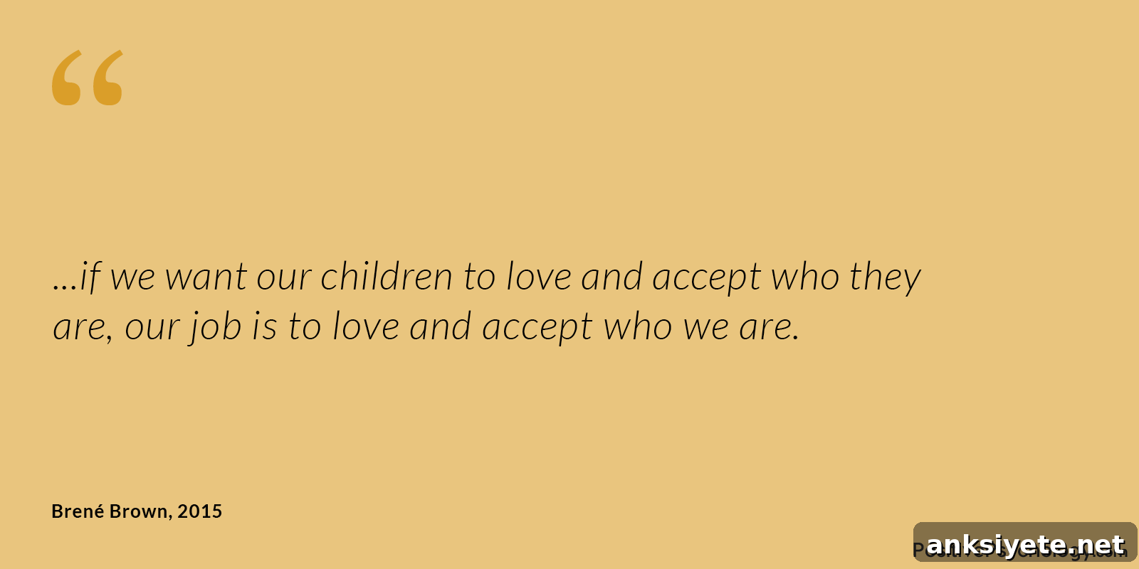 Accept Who We Are