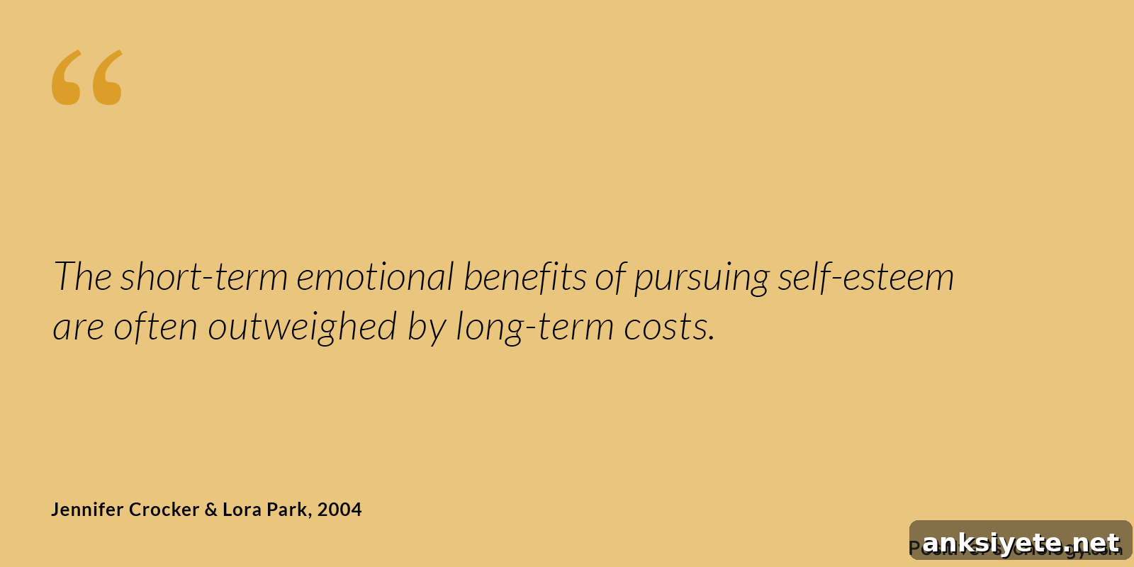 Emotional Benefits
