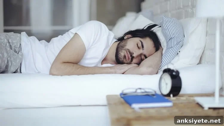 A man sleeping.
