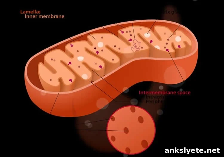 Diagram of mitochondria