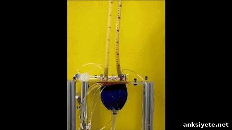 Models shows different types of actuation in the soft robotic sleeve and how much volume they can pump. Credit: Ellen Roche/Harvard SEAS