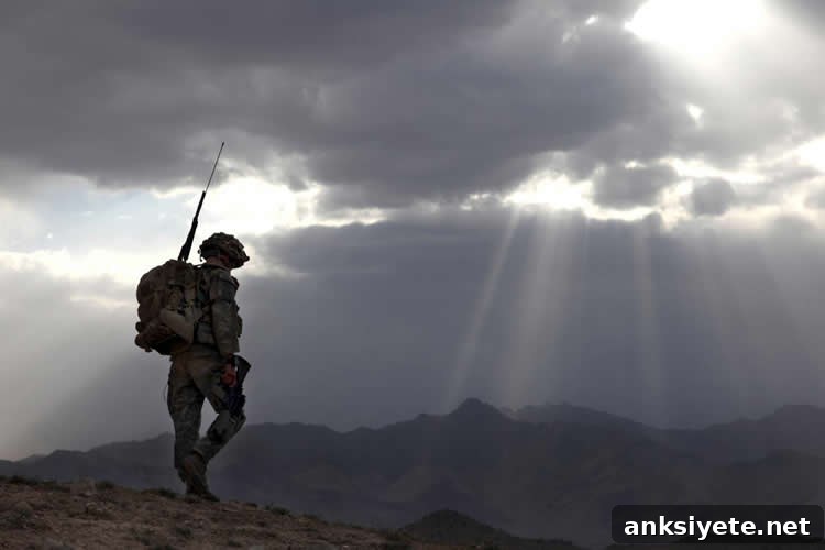 Image shows a soldier on a hit top.