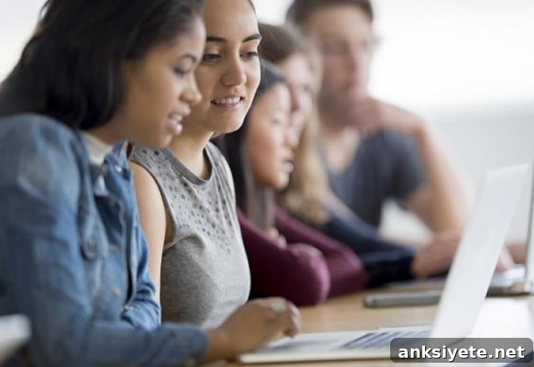 How Cognitive Skills Reinforce One Another During Adolescence 2 Image shows teenaged girls at school.