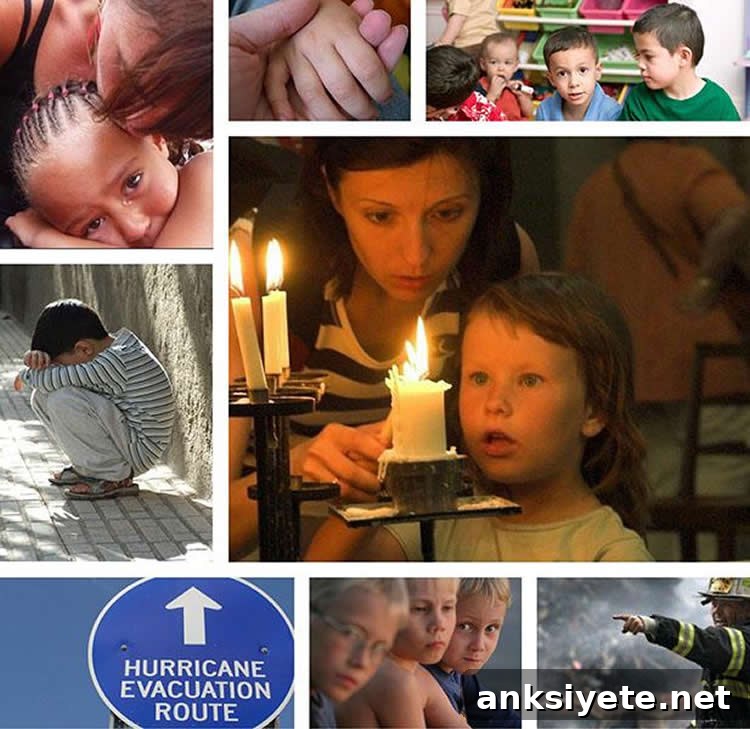 Why Domestic Violence Response Must Be in Disaster Recovery Plans 2 Image shows children crying and disaster signs.