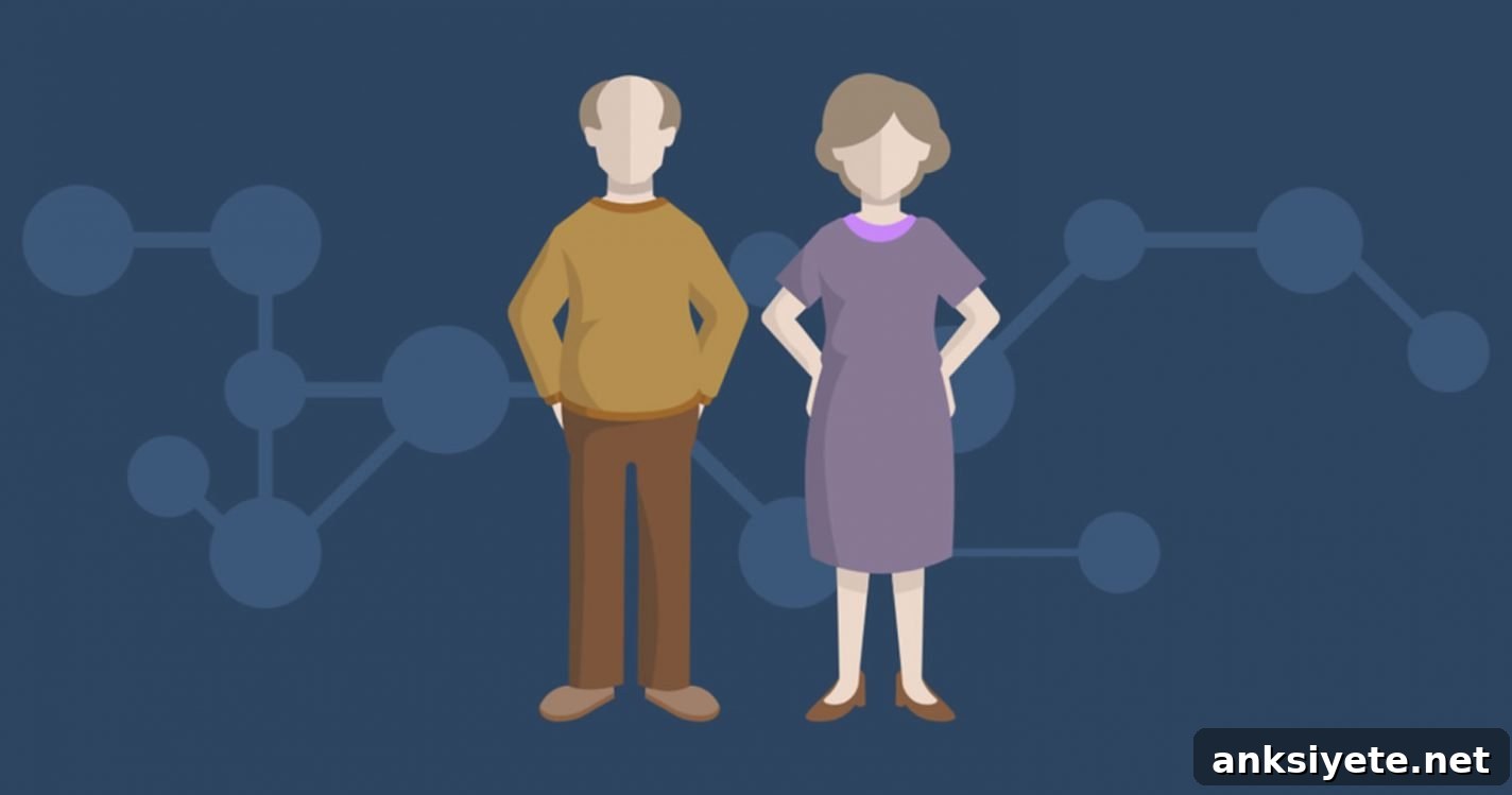 This is a cartoon of an old couple