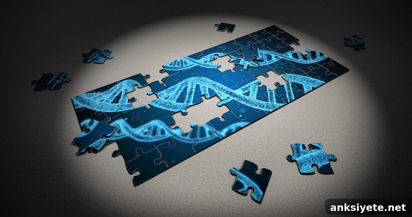 This shows a DNA puzzle