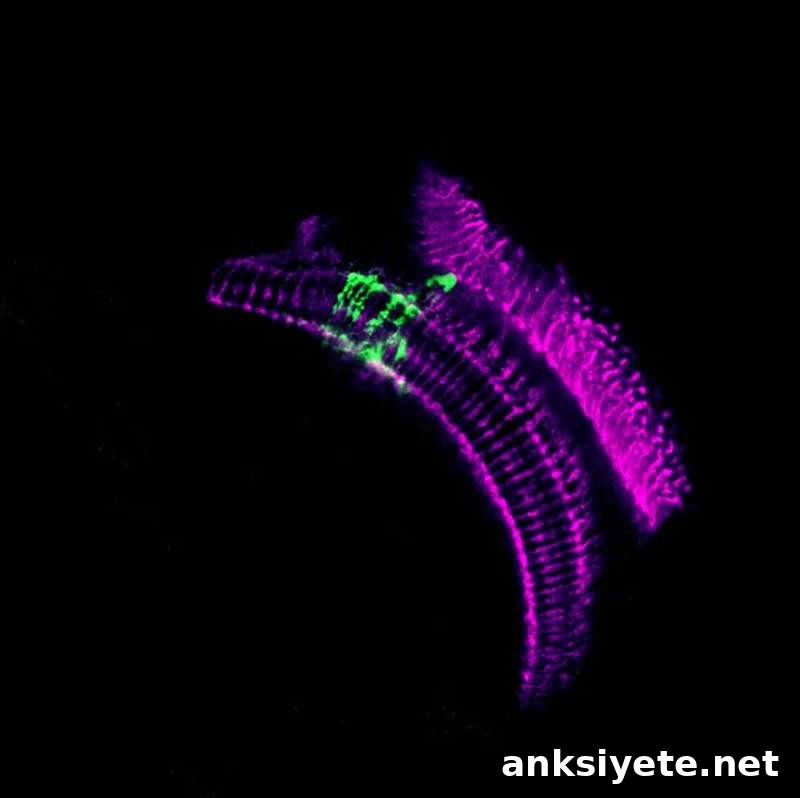 Neurons in the fly visual system showing photoreceptors and Dm9 interneurons