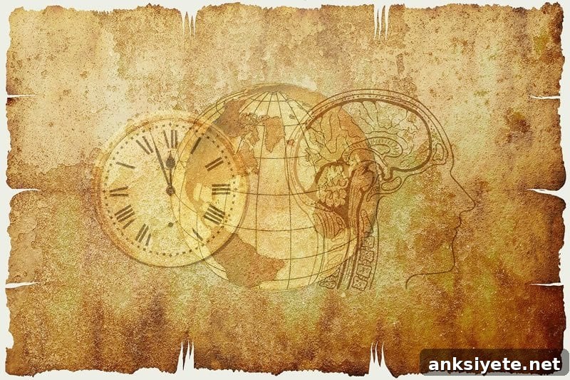 This shows a map, brain and clock