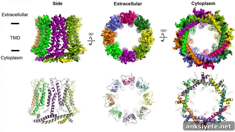 This shows images from the study