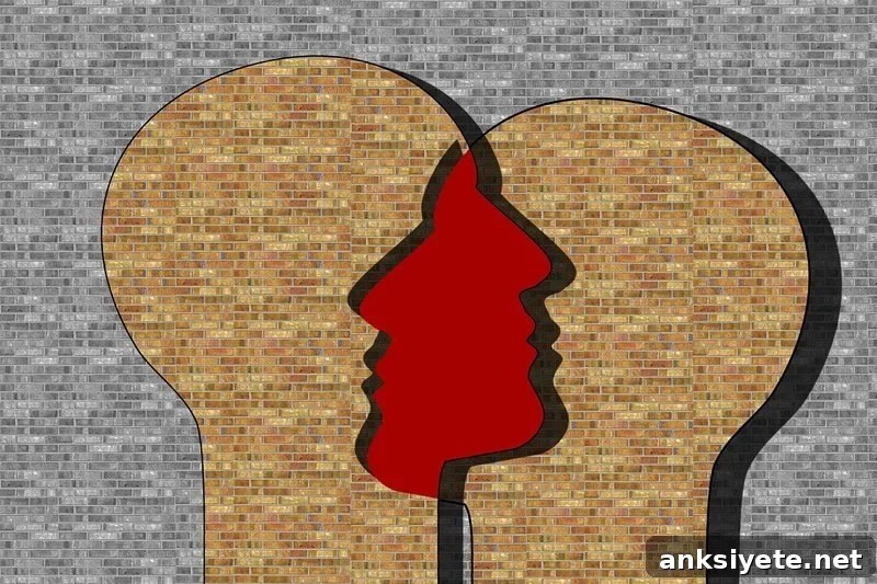 two faces are shown