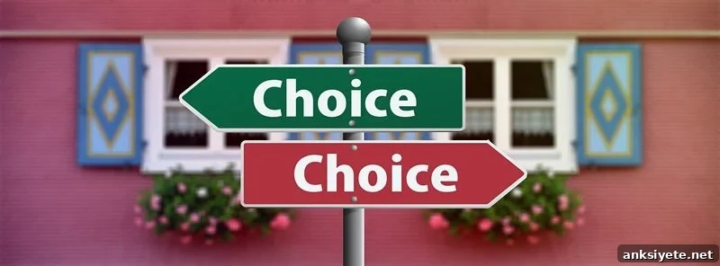 This shows a sign post pointing two ways