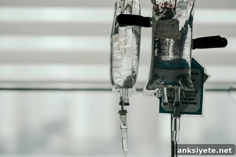 This shows an IV bag