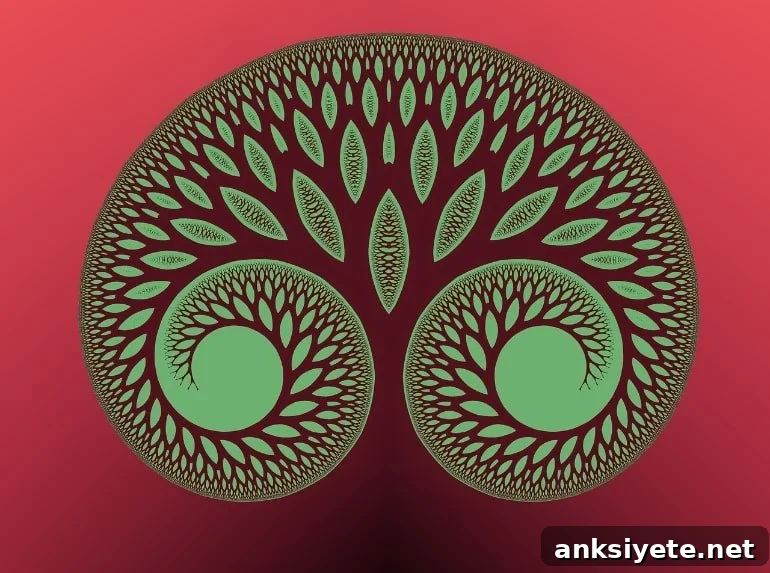 This shows a psychedelic brain