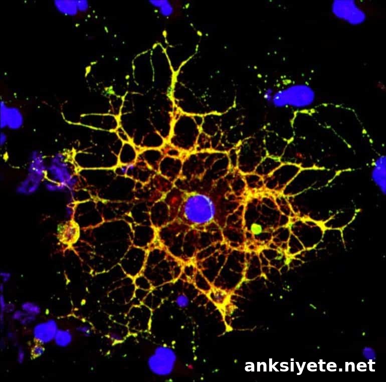 This shows oligodendrocytes