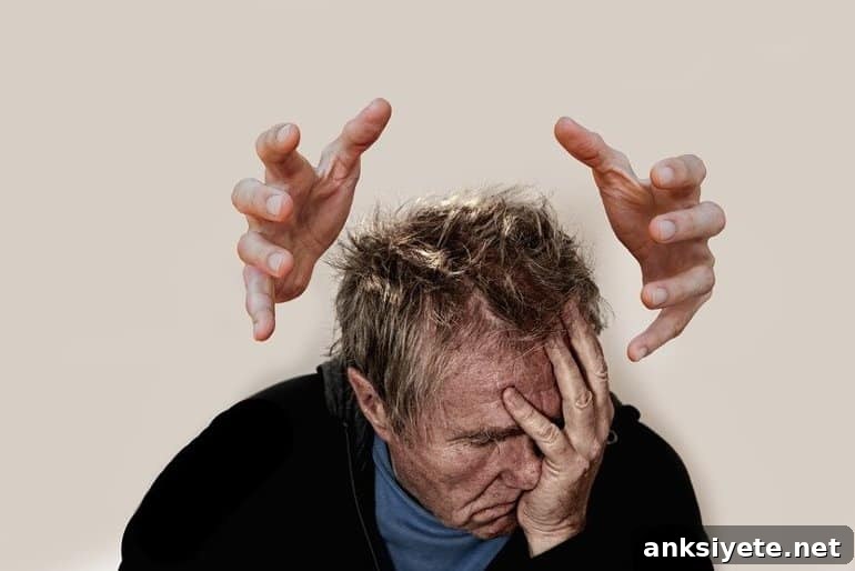 How Chronic Stress May Increase Alzheimer's Risk 2 This shows a stressed looking older man