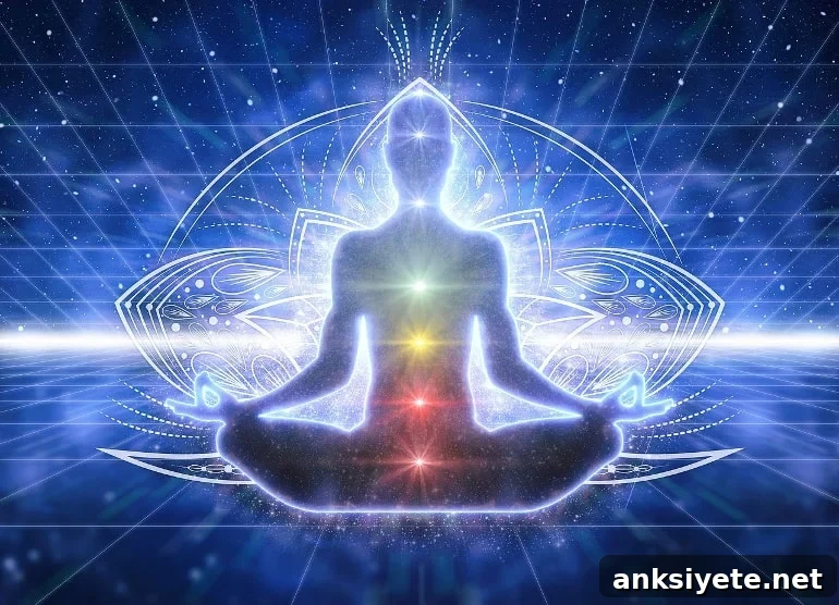 This shows a drawing of a person meditating