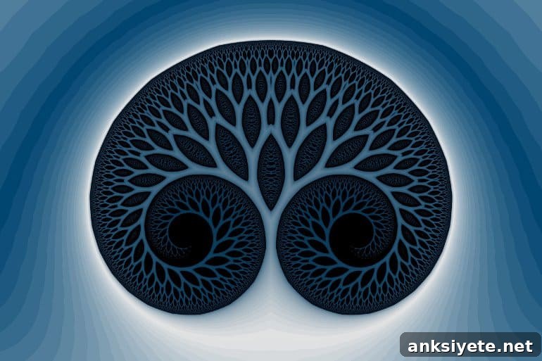 This shows a psychedelic brain