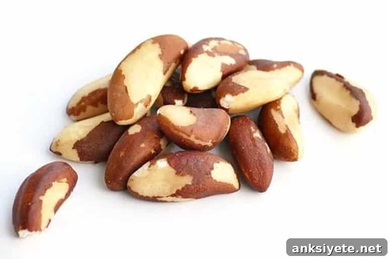 This shows brazil nuts