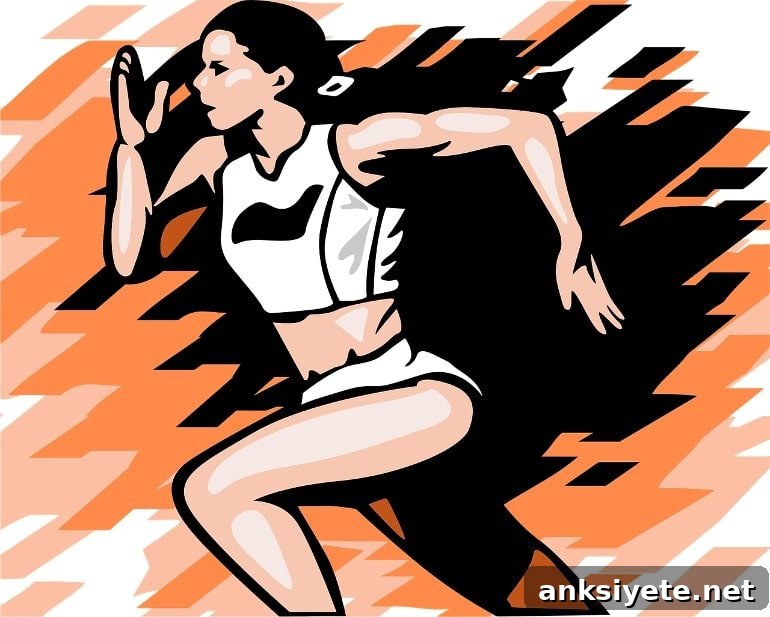 This is a cartoon of a woman running