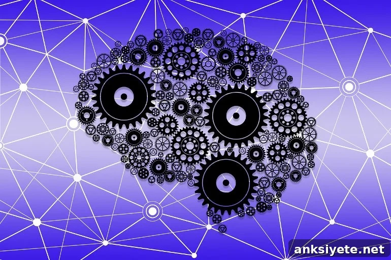 Gut Microbiome Links Lifestyle to Dementia Risk 2 This shows a brain made of cog wheels