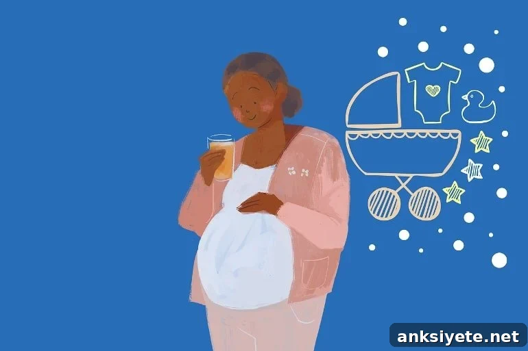 This is a drawing of a pregnant woman