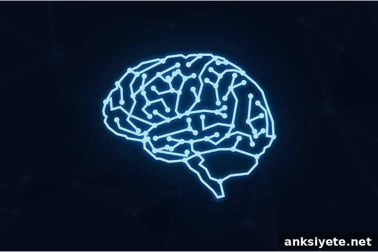 Microscopic image of brain tissue