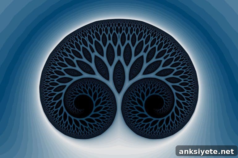 This shows a psychedelic brain