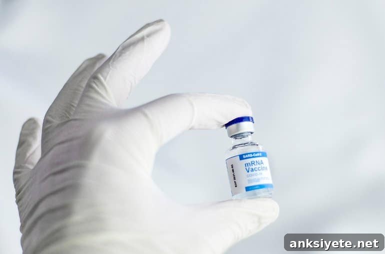 This shows a person holding a vial