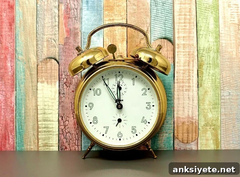 This shows an alarm clock
