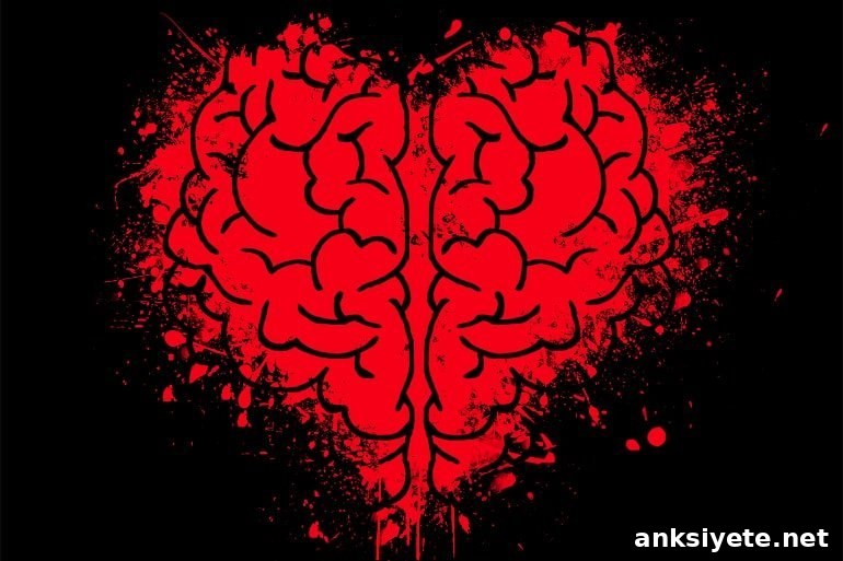 This shows a brain in the shape of a heart
