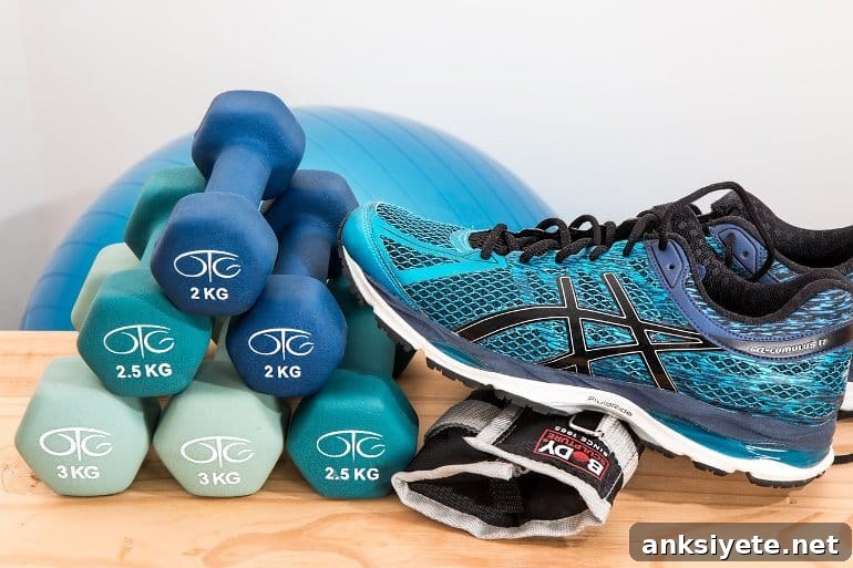 This shows exercise equipment