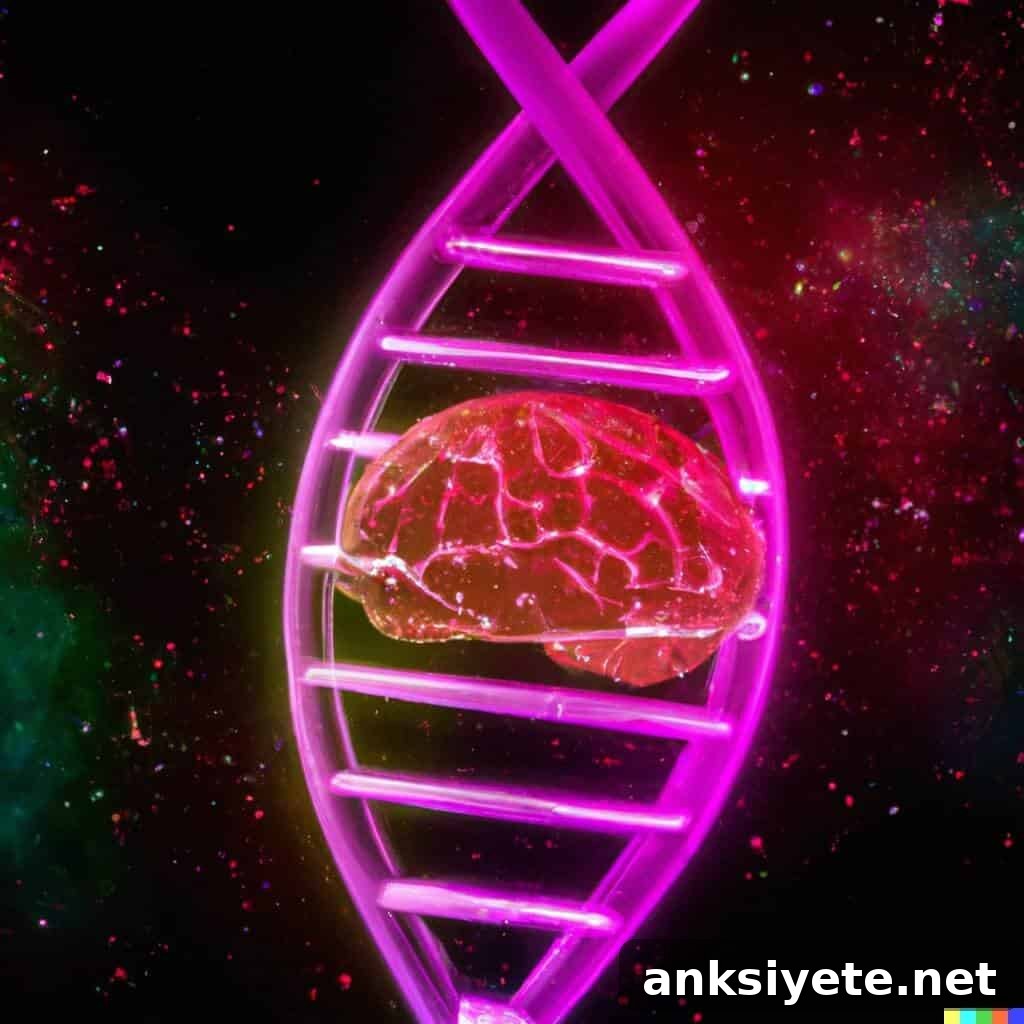 This shows DNA and a brain