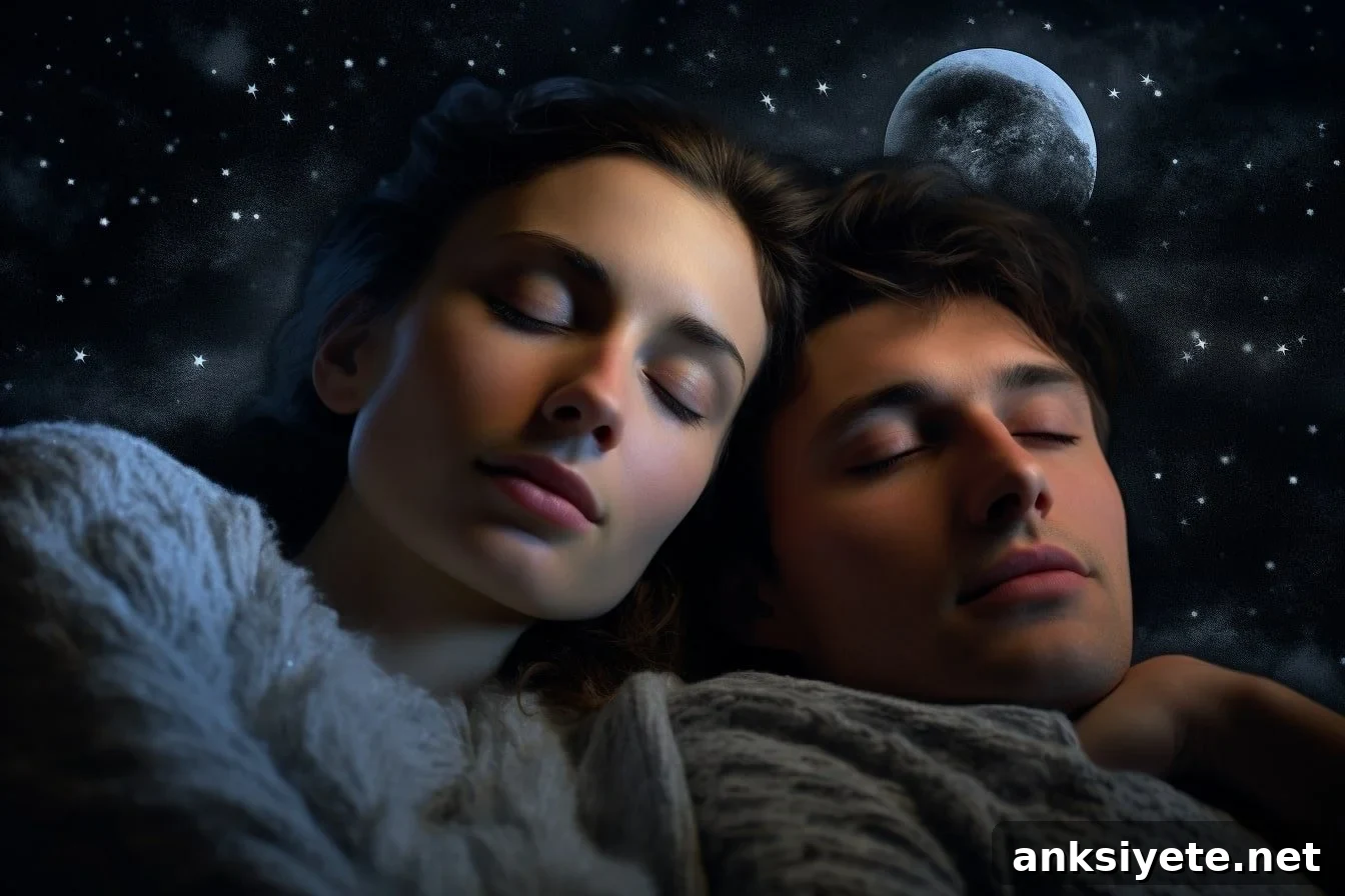 This shows a couple sleeping.