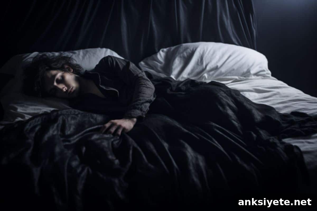 This shows a man sleeping.