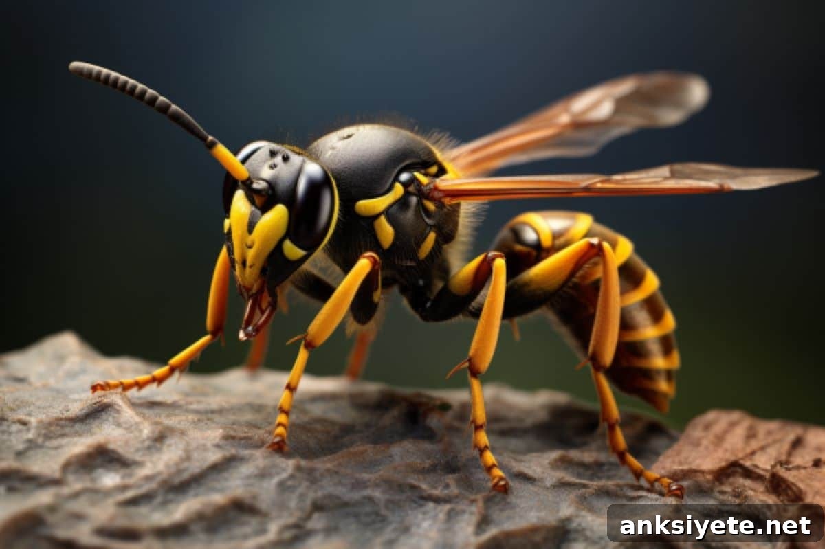 This shows a wasp.